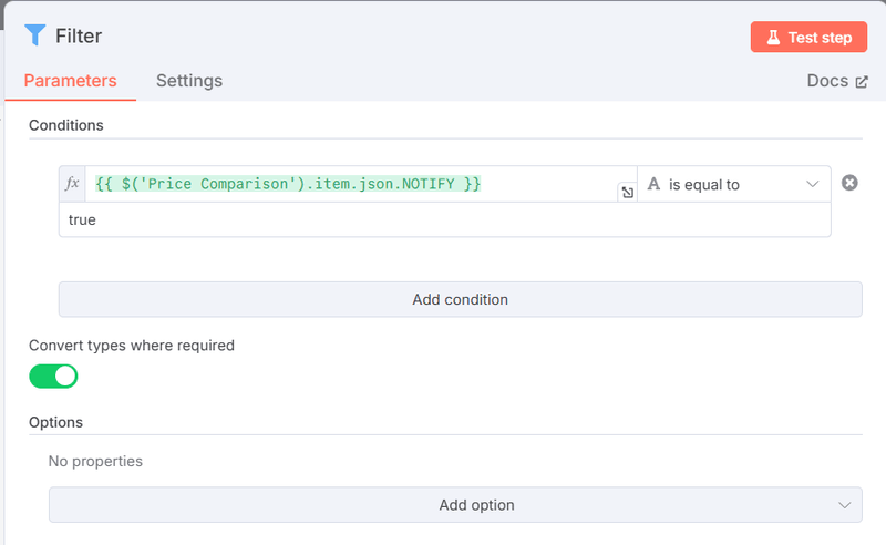 filter node