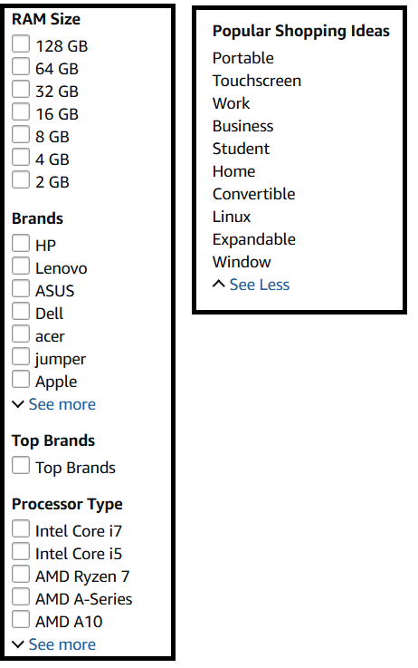 laptop filters