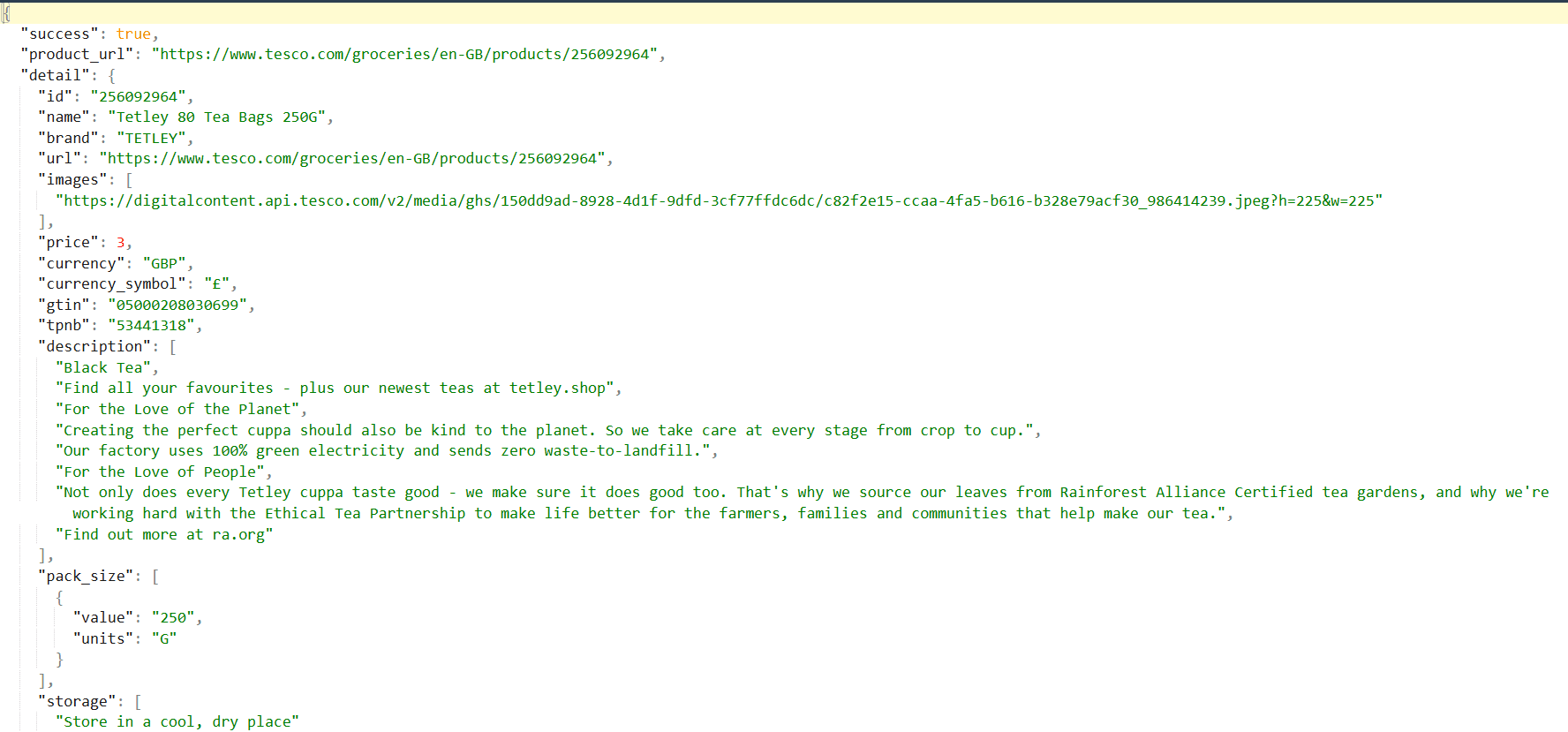 How to Scrape Tesco Product, and Review Details