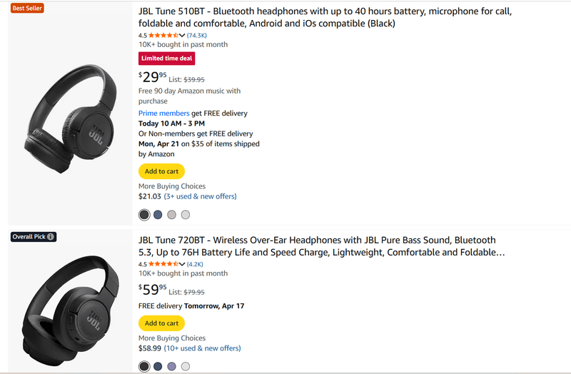 wireless headphones